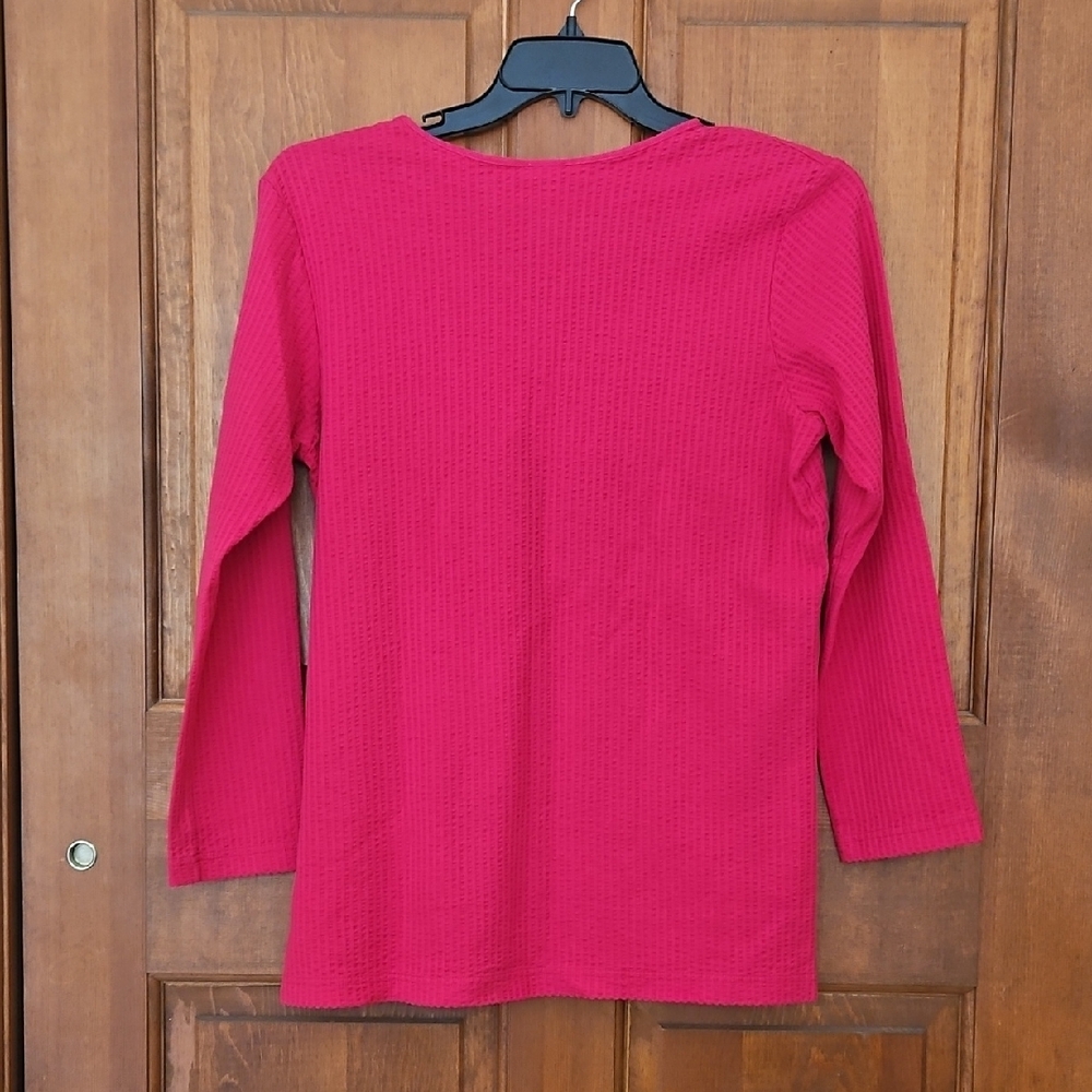 L.L. Bean Bright Pink Women's Tunic - Picture 3 of 3